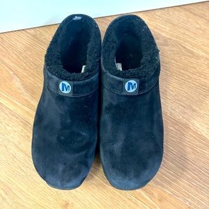 Womens Merrell black Primo chill slide